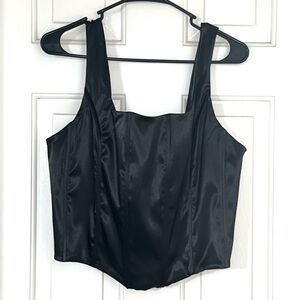💋 Satin Corset Top